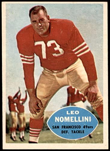 1960 Topps 121 Leo Nomellini San Francisco 49ers Ex 49ers Minnesota