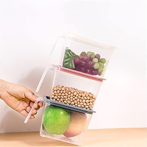 איולמנג 1.1.5 ליטר מטבח מקרר אחסון תיבת עם ידית מזון אחסון מיכל שקוף ביצת פירות פלסטיק אטום ארגונית