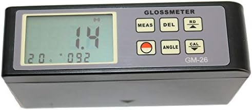 Tongbao GM-26 Portabel Digital Glossmeter Meter 20º 60º 0.1-200GU טווח עם זיכרון נתונים
