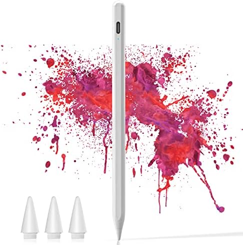 עט חרט לאייפד עם דחיית רגישות ודקלים, עיפרון פעיל התואם ל- Apple iPad Pro 11/12.9 אינץ