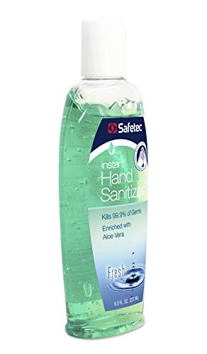 SafeTec Sapitizer ניחוח טרי, 8 גרם. בקבוק לחיץ