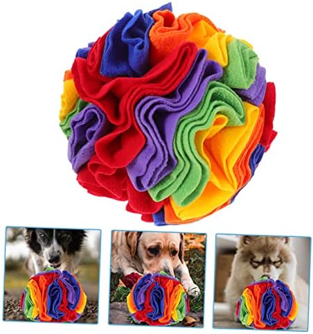 Ipetboom 3pcs כלבים דחיקה נושכת מחצלת מקורה לרחרח איטי לכדורי כדורי צעצוע של מנת משכל