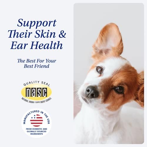 חברת פטלאב. - אוזן &מגבר; צרור תמיכת מעיל: בריאות אוזן תמיכה & מגבר; היגיינה עם מנקה אוזן הכלב שלנו 4 אונקיות & מגבר;