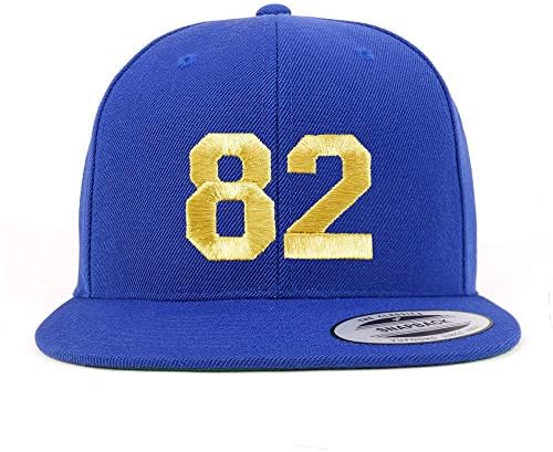טרנדי הלבשה חנות מספר 82 זהב חוט שטוח ביל סנאפבק בייסבול כובע