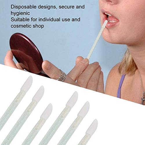 100 יחידות/הגדר מברשות שפתיים חד פעמיות Make Up Make Lupstick Lipstick Lip Gloss Wands Ablicator כלי איפור איפור יופי ערכות