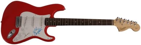 גלן קמפבל חתמה על חתימה בגודל מלא מכונית מירוץ אדומה פגוש סטרטוקסטר גיטרה חשמלית עם אימות ג'יימס ספנס JSA - עדין