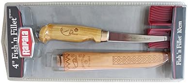 Rapala 9 סכין פילה של Fish'n / מחדד / נדן שלב יחיד