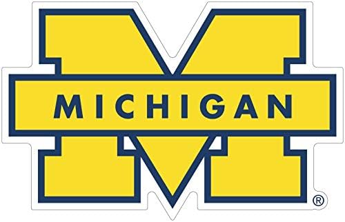 מדבקה מישיגן אוניברסיטת מיש ויניל מדבקות כדורגל צהוב מישיגן וולברין ויניל מדבקה Die сut, M Team Logo