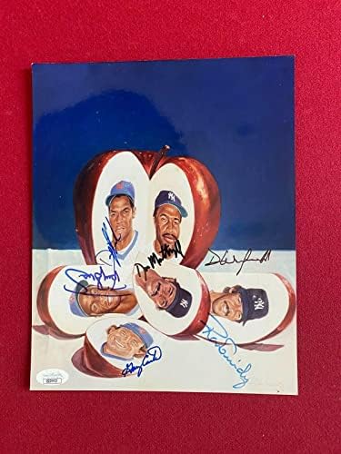 גארי קרטר, עם חתימה 8x10 Mets/Yankees - תמונות MLB עם חתימה