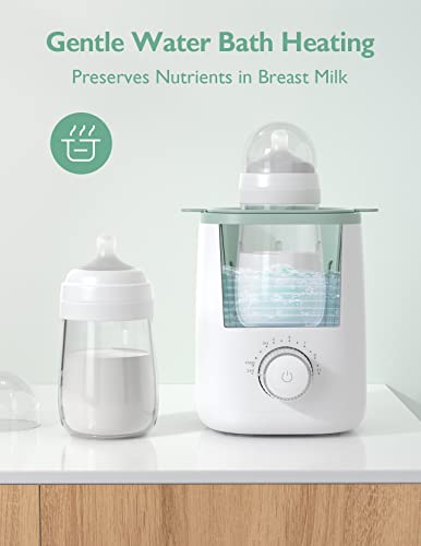 חלב חזה של Momcozy שקיות אחסון 120 יחידות ובקבוק תינוקות של נוטרי חום