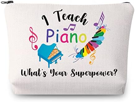 מתנות מורה לפסנתר של Jytapp מתנות בד איפור מורים לבד אני מלמד פסנתר מהו התיק הקוסמטי של מעצמת הפסנת