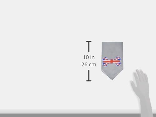 מוצרי חיות מחמד דגל עצם דגל הבנדנה הדפסת מסך בריטניה לחיות מחמד, קטנות, ירוק אמרלד