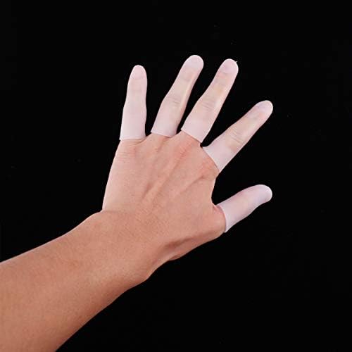 ריפוי 10 יחידות אצבעות ג'ל מכסה מגני אצבעות סיליקון מיטות עמידות אצבעות אצבעות אצבעות שרוולי צינור שרוולים