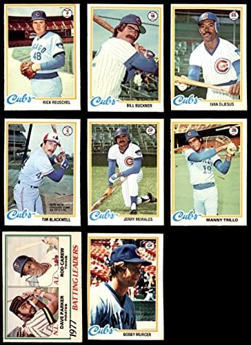 1978 צוות O-Pee-Chee Chicago Cubs SET CHICAGO CUBS VG/EX+ CUBS