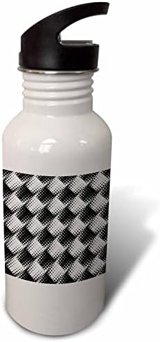 3 דרוז עיצוב רקע של דפוס אלכסוני מעוגל גיאומטרי - בקבוקי מים