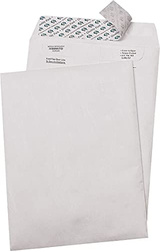 הישרדות ר1520 מעטפה פתוחה של טייבק, רגיל, 9-1 / 2 אינץ 'על 12-1 / 2 אינץ', 100 / בקס,לבן