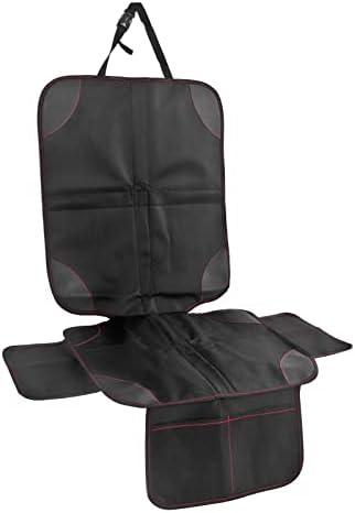 מגן מושב לרכב לילד כרית מושב בטיחות לרכב לילד כרית כרית אנטי ורידה נגד ללבוש עם כיסי אחסון רשת