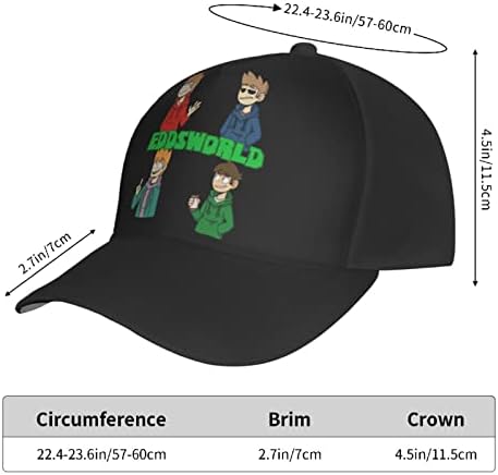 בייסבול כובע יוניסקס מתכוונן מזדמן בייסבול כובע חיצוני ספורט כובעים שחור