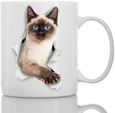 מצחיק סיאמי חתול קפה ספל - קרמיקה מצחיק קפה ספל - מושלם חתול מאהב מתנה - חמוד חידוש קפה ספל הווה - נהדר יום הולדת