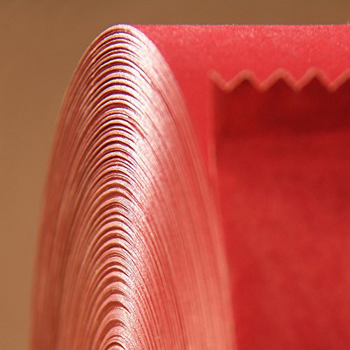 קלטת נייר מופעלת על ידי IPG מרכז בינוני, 2.5 x 600 רגל, אדום,