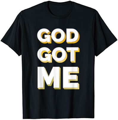 הנוצרי חולצה אמונה חולצה אלוהים יש לי חולצה זהב טי