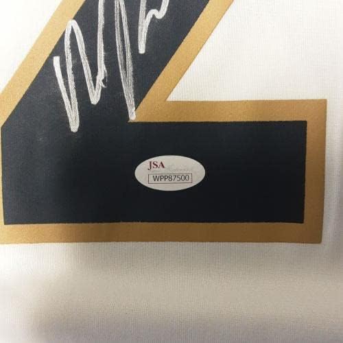 מרקוס פיטרס אותנטי חתום חתימה בסגנון ג'רזי חתימה JSA - גופיות NFL עם חתימה