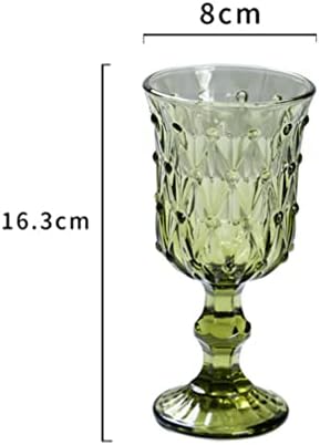 עבאודם משקפיים בציר יין זכוכית גביע ירוק: שמפניה גביע כוס בולט עבור אמהות יום יום הולדת חתונה מסיבת שמפו ברור משקפיים
