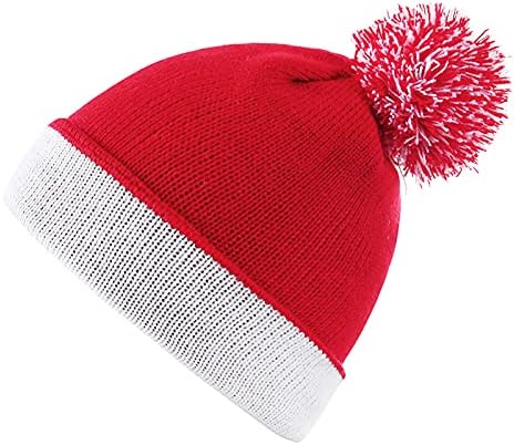 ויטונג ילדים חג המולד כובעי סתיו וחורף כובע עבור סרוג סנטה כובע חג המולד סרוג כובע עבור בנים ובנות