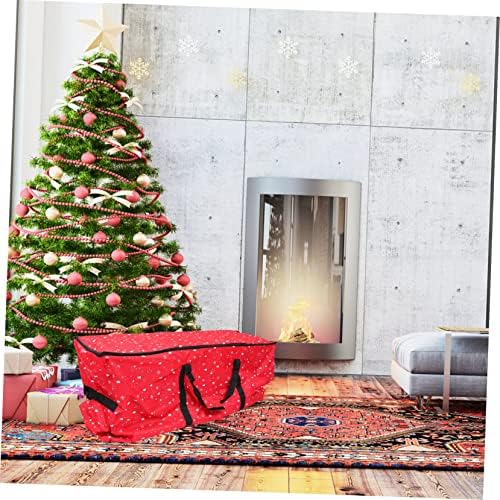 עץ חג המולד אחסון תיק דה פארה חיצוני מתנת תיק ארגונית רוכסן אחסון שקיות גדול קיבולת אחסון תיק מלאכותי עץ פאוץ ושונות אחסון