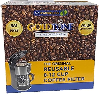 לשימוש חוזר 8-12 כוס קפה מסנן מתאים מטבח קפה מכונות ומבשלות. מסנן קפה סל לשימוש חוזר-חינם