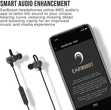 Mee Audio Earboost EB1 Bluetooth Wireless Adaptive Expente אוזניות