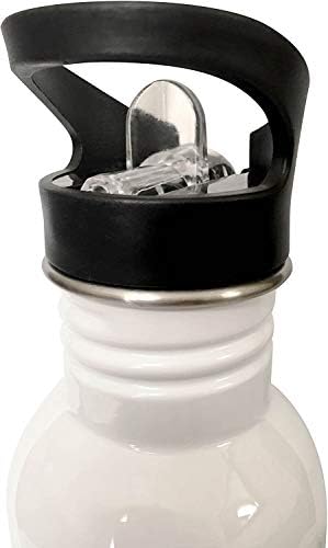 תמונת 3 של כלבת בוס - בקבוק מים קש, 21oz, היפוך, לבן