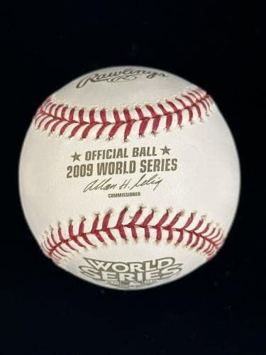 Hideki Matsui Ny Yankees חתום רשמי 2009 WS MVP בייסבול w/hologram - כדורי חתימה