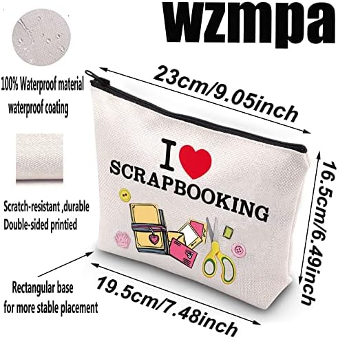 WZMPA חובב ספר אלבום מאהב קוסמטיק תיק קוסמטי מתנה מעריץ מתנה אני אוהבת שקית רוכסן רוכסן לנשים בנות נשים