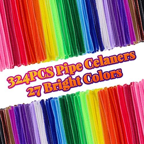 קיידו 324 חתיכות צינור ניקוי 27 צבעים שניל נובע עבור עשה זאת בעצמך אמנות יצירתי מלאכות פרויקט קישוטים