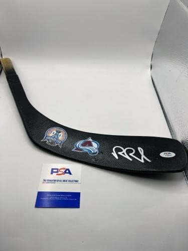 רוב בלייק קולורדו מפולת מפולת חתימה חתימה הוקי חתום להלייד PSA COA - מקלות NHL עם חתימה