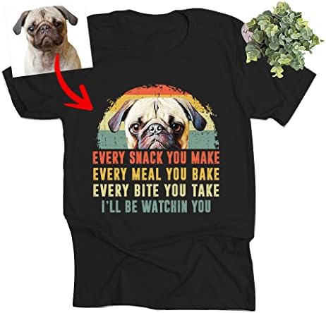 Pawarts אני אראה אותך חולצת כלבים מותאמת אישית מצחיקה - חולצה בהתאמה אישית טיזים גרפיים לגברים/נשים