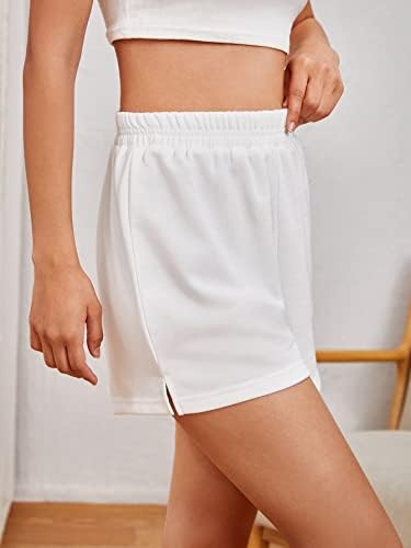 מכנסיים קצרים של OROXCO לנשים מכנסיים קצרים של מסלול צדדי