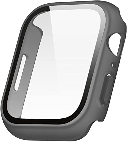 ELAGO תואם ל- Apple Watch Series 8, 7 מגן מסך, מגן ברור, תואם ל- IWatch 45 ממ 41 ממ, הגנה, מחשב קשה + זכוכית מחוסמת, גישה