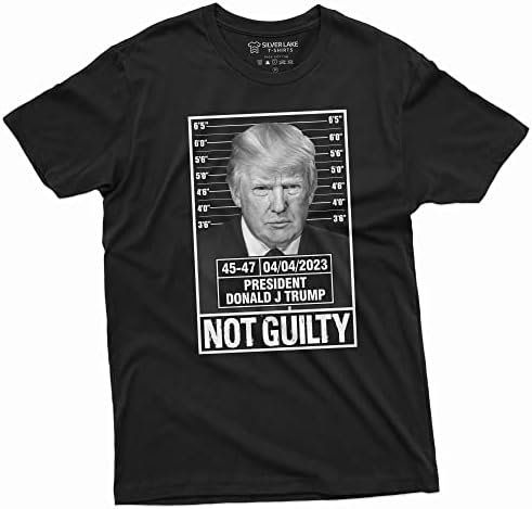 דונלד טראמפ משטרת תמונה תמונה חולצה לא אשם 45-47 נשיא טי חולצה תקליטן לעצור ארהב בחירות טראמפ תמיכה טי