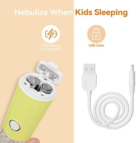 Mini Nebulizer נייד, מכונת Nebulizer כף יד למבוגרים וילדים, Nebulizer