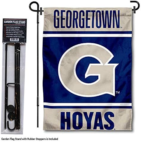 דגל הגן של ג'ורג'טאון הויאס עם מחזיק מעמד