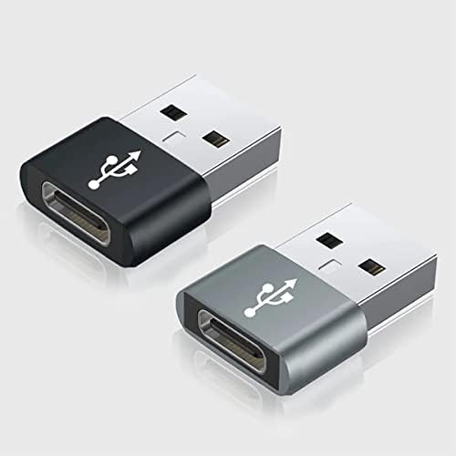USB-C נקבה ל- USB מתאם מהיר זכר התואם ל- Dell XPS 13-6928SLV למטען, סנכרון, מכשירי OTG כמו מקלדת, עכבר, רוכסן,
