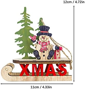 מסיו חג המולד דקורטיבי מאמרים יצירתיות חג המולד מזחלת זקן דקורטיבי תליון חג המולד עץ מלאכות ויטראז פנל קולבים