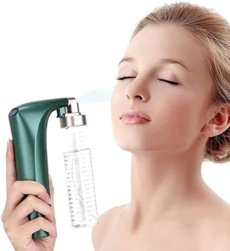 MXJCC מכונת פנים חמצן ניידת, מטפל פנים לטיפול בעור עם קיבולת 105 מל מיכל מים חזותי, טיפוח פנים הידרציה עמוקה כלי יופי עם זרבובית