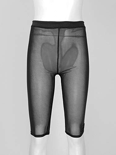 מכנסי רשת דואומבה מכנסי רשת קצרים בצבע אחיד המותניים המותניים המותניים קצרים חותלות לחדר כושר