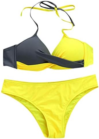 Lzeal Bikini Bikini נשים בגדי ים טנקיני עם מכנסיים קצרים בגדי ים לנשים מפותלות מתנות לבקרת בטן עבורה