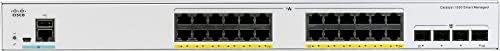 Cisco Catalyst 1000-24P-4X-L מתג רשת, 24 Gigabit Ethernet POE+ יציאות, 195W POE תקציב, 4 10G SFP+ יציאות uplink, פעולה
