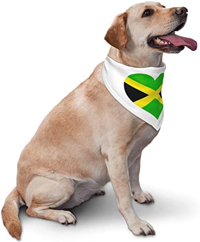 דגל ג'מייקה ג'מייקני כלב בנדנות חיות מחמד משולש ביב בוי ילדה מתכווננת אביזרים קרכיפיה לאביזרים קטנים בינוניים גדולים