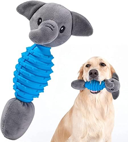 צעצועי כלב לעיסת צעצועים קלים ועמידה צעצועים אינטראקטיביים עמידים עבור כלבים בינוניים עד גדולים חריקים צעצועים